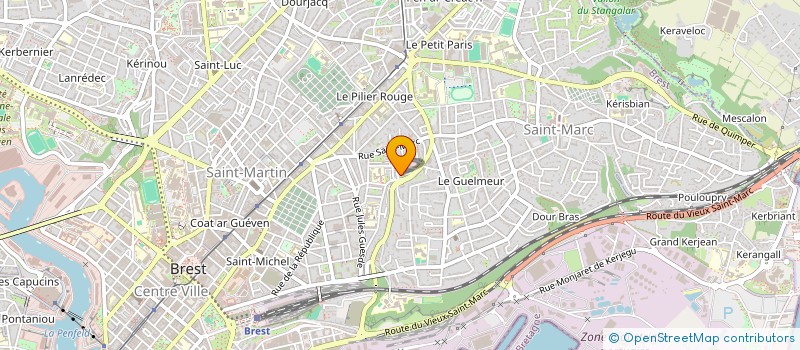 localisation de l'entreprise MADAME MORGANE BRIENT à BREST