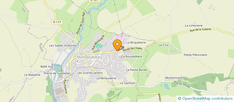 localisation de l'entreprise MADAME MORGANE BRION  MONDOUBLEAU