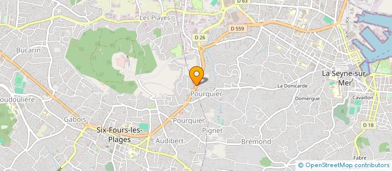 localisation de l'entreprise MADAME MORGANE BROCOT à LA SEYNE-SUR-MER