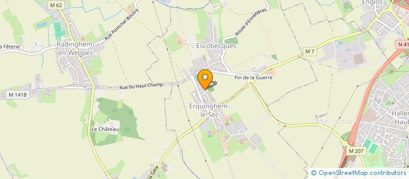 localisation de l'entreprise MADAME MORGANE BROU  ERQUINGHEM-LE-SEC