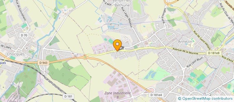 localisation de l'entreprise MADAME MORGANE BROXOLLE à VENDIN-LES-BETHUNE