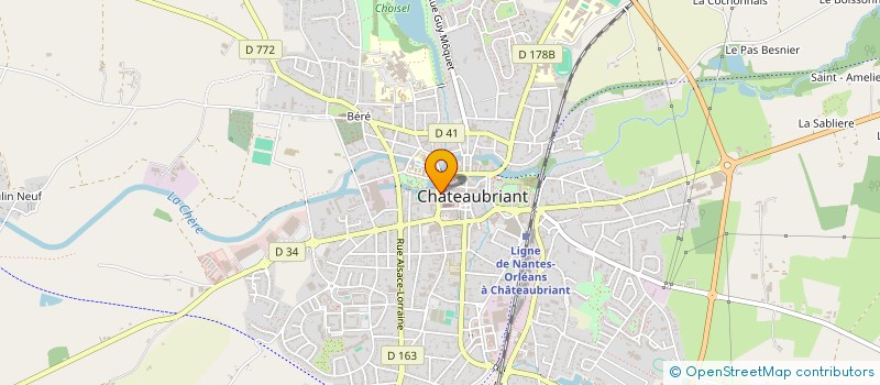 localisation de l'entreprise MADAME MORGANE BRUERE  CHATEAUBRIANT