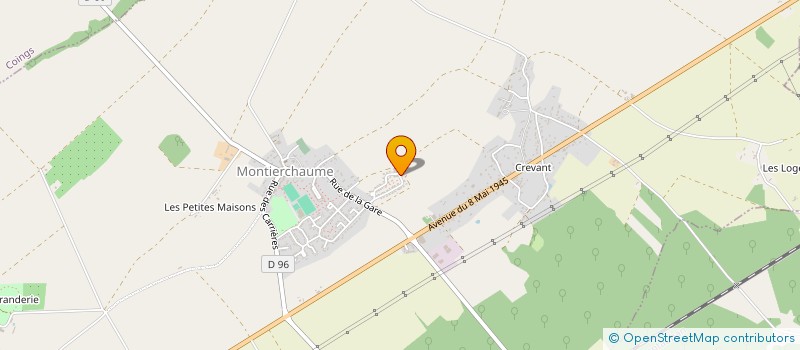 localisation de l'entreprise MADAME MORGANE BRUN à MONTIERCHAUME