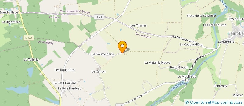 localisation de l'entreprise MADAME MORGANE BUCHET  LE LOUROUX