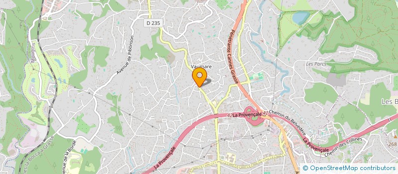 localisation de l'entreprise MADAME MORGANE BUFALINI  MOUGINS