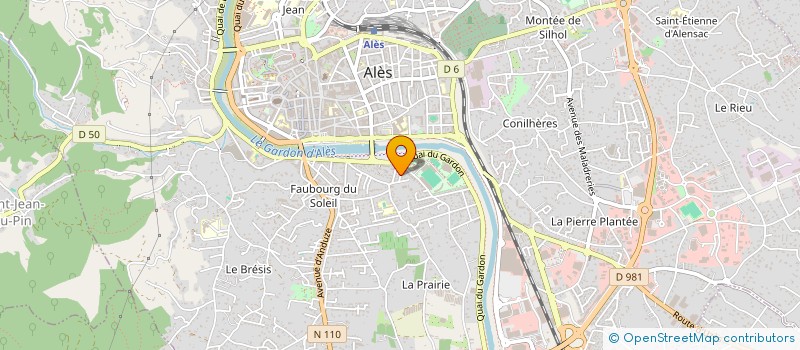 localisation de l'entreprise MADAME MORGANE CABEZA à ALES