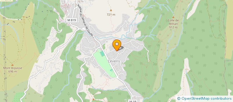 localisation de l'entreprise MADAME MORGANE CACCIAPALLE  LEVENS