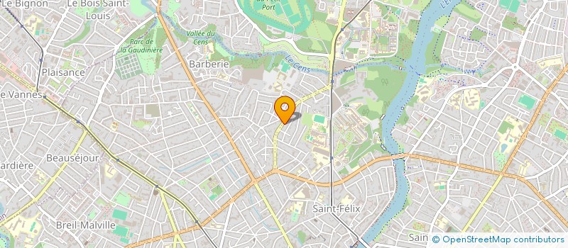 localisation de l'entreprise MADAME MORGANE CADET  NANTES