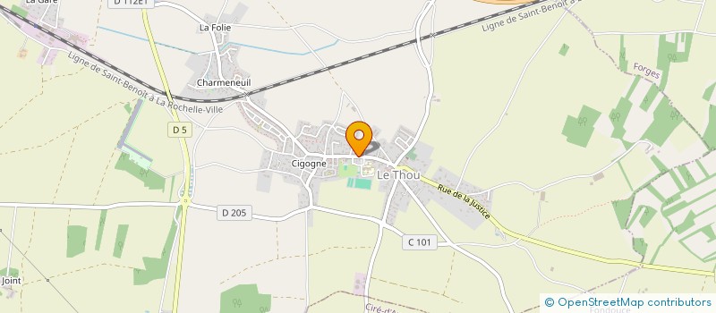 localisation de l'entreprise MADAME MORGANE CALLAUD  CIRE-D'AUNIS