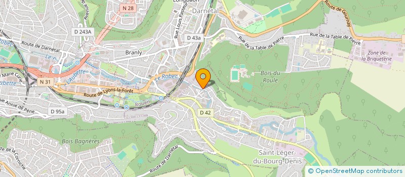 localisation de l'entreprise MADAME MORGANE CAMAIN  SAINT-LEGER-DU-BOURG-DENIS