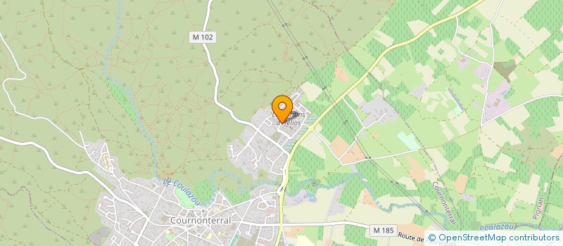 localisation de l'entreprise MADAME MORGANE CANOVAS à COURNONTERRAL