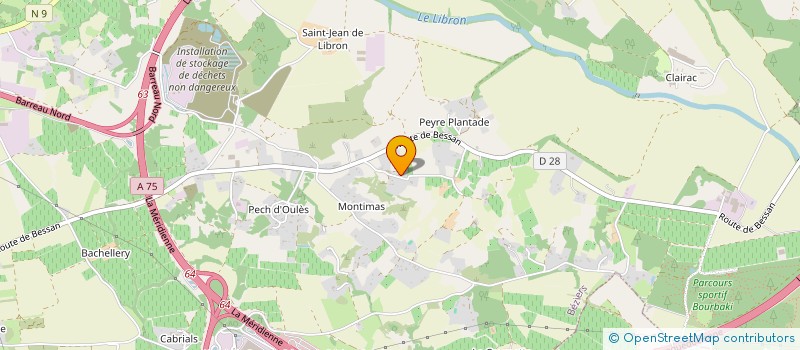 localisation de l'entreprise MADAME MORGANE CANTERO à BEZIERS