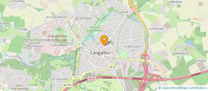 localisation de l'entreprise MADAME MORGANE CARADEC à OULINS