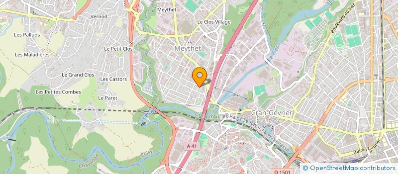 localisation de l'entreprise MADAME MORGANE CARDOSO à ANNECY