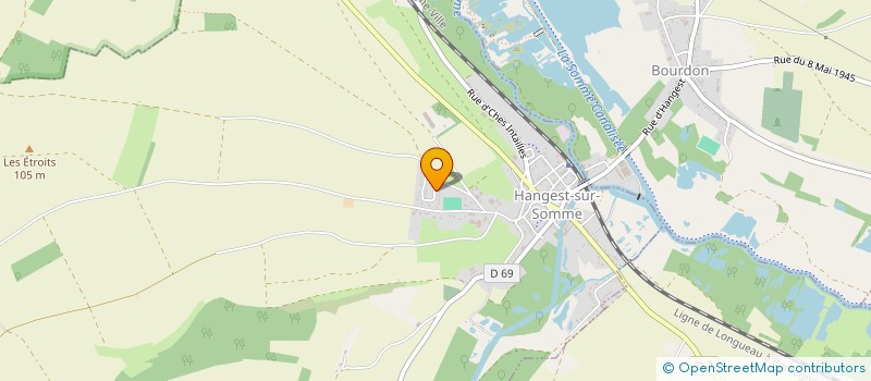 localisation de l'entreprise MADAME MORGANE CARLIER à HANGEST-SUR-SOMME