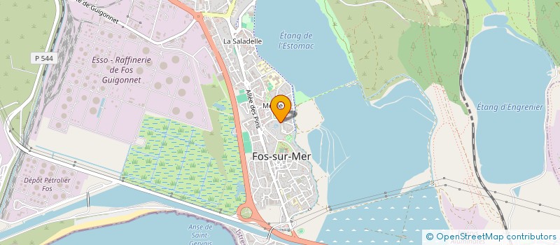 localisation de l'entreprise MADAME MORGANE CARRE  FOS-SUR-MER