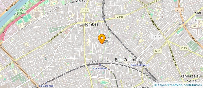 localisation de l'entreprise MADAME MORGANE CARRERE à COLOMBES