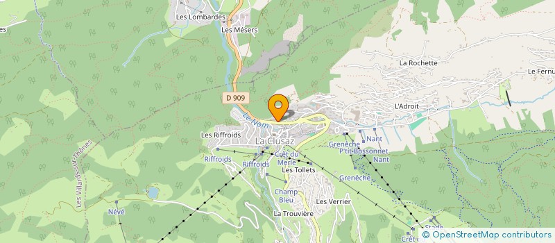 localisation de l'entreprise MADAME MORGANE CASASSUS-BUILHE à LA CLUSAZ