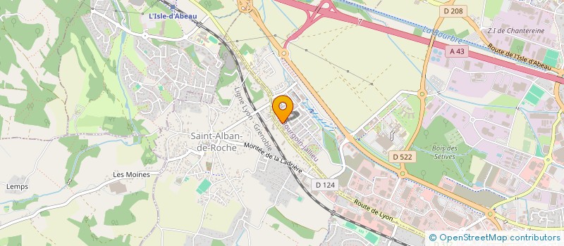 localisation de l'entreprise MADAME MORGANE CASTELL  BOURGOIN-JALLIEU