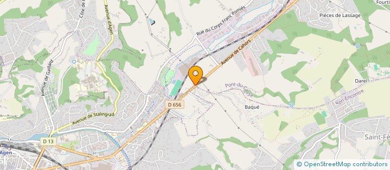 localisation de l'entreprise MADAME MORGANE CATTIN  PONT-DU-CASSE