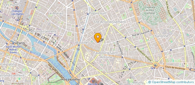 localisation de l'entreprise MADAME MORGANE CAUX  PARIS