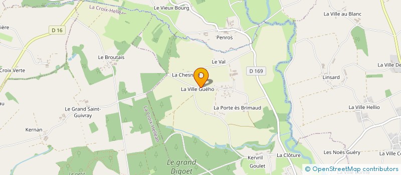 localisation de l'entreprise MADAME MORGANE CAYUELLA  HELLEAN