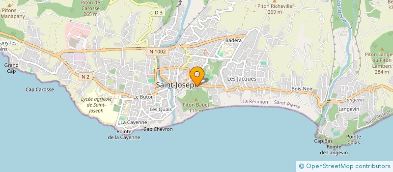 localisation de l'entreprise MADAME MORGANE CELERIN à SAINT-JOSEPH