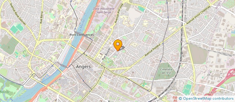localisation de l'entreprise MADAME MORGANE CERCLIER à ANGERS