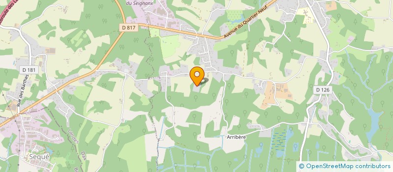 localisation de l'entreprise MADAME MORGANE CERESUELA SARANOVA  SAINT-MARTIN-DE-SEIGNANX