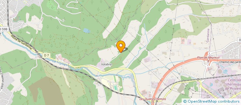 localisation de l'entreprise MADAME MORGANE CHALDOREILLE  GARDANNE