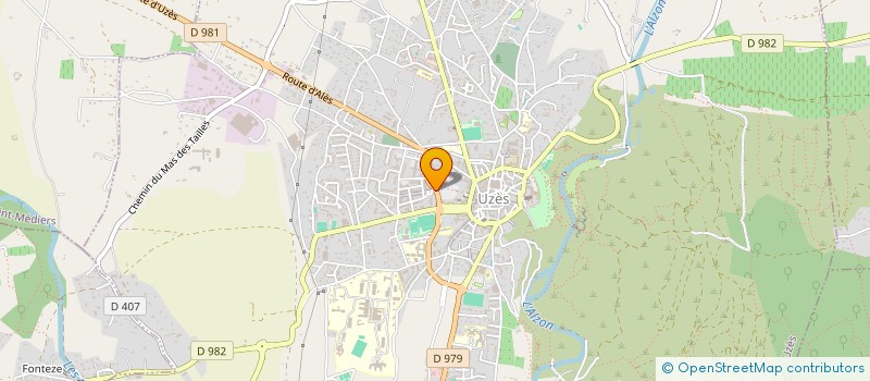 localisation de l'entreprise MADAME MORGANE CHAPRON  UZES