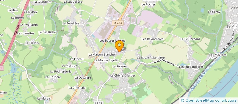 localisation de l'entreprise MADAME MORGANE CHAPUIS KERIVEN  LE CELLIER