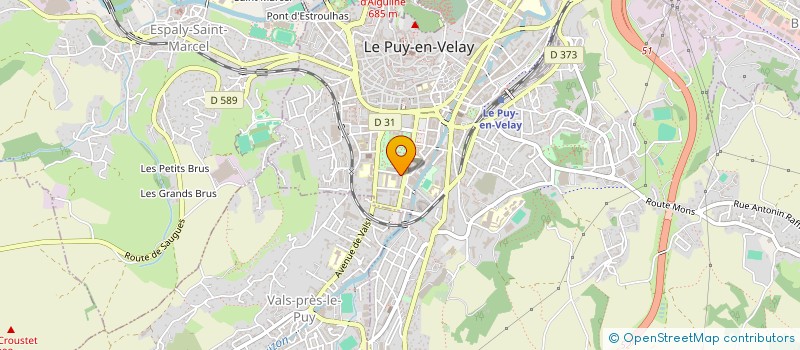 localisation de l'entreprise MADAME MORGANE CHAURAND à LE PUY-EN-VELAY