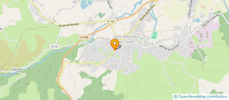 localisation de l'entreprise MADAME MORGANE CHAUVE à SAINT-MARCELLIN-EN-FOREZ