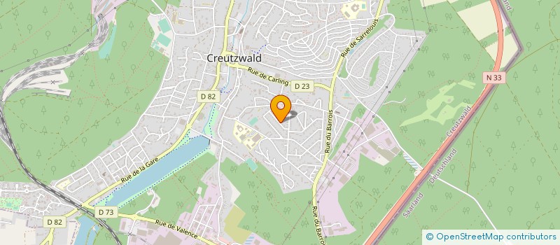 localisation de l'entreprise MADAME MORGANE CHAUVIN à CREUTZWALD