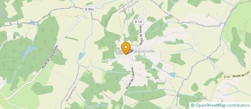 localisation de l'entreprise MADAME MORGANE CHERPITEL  CABANAC-SEGUENVILLE