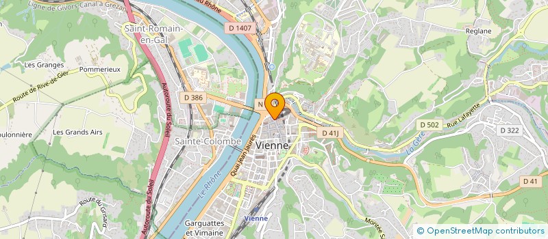 localisation de l'entreprise MADAME MORGANE CHERTIER à VIENNE