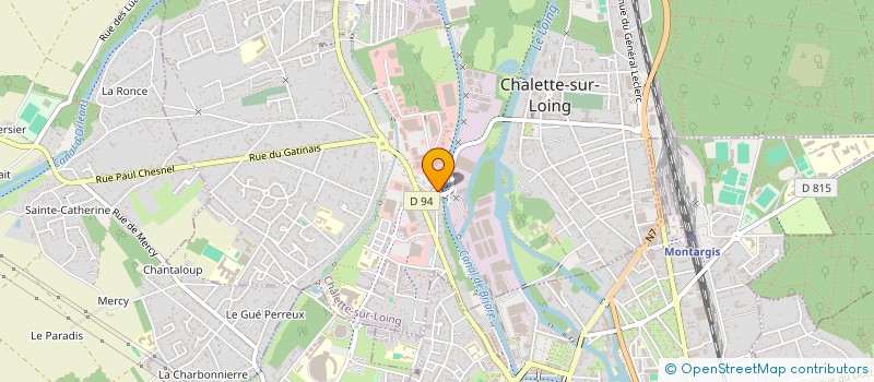 localisation de l'entreprise MADAME MORGANE CHOCHOY à MONTARGIS