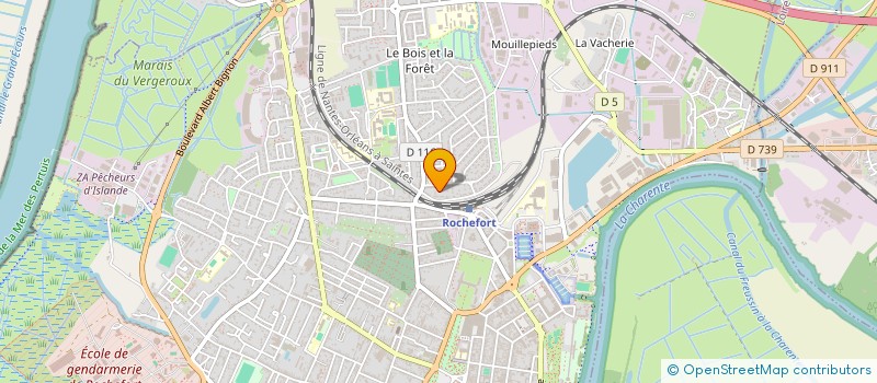 localisation de l'entreprise MADAME MORGANE CHOUC  ROCHEFORT