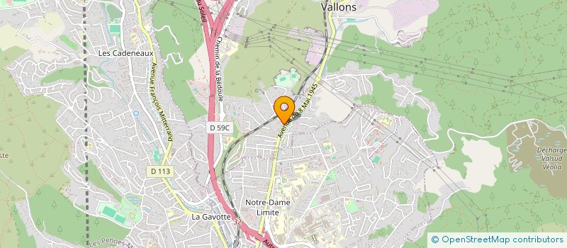 localisation de l'entreprise MADAME MORGANE CIAVOLINO à SEPTEMES-LES-VALLONS