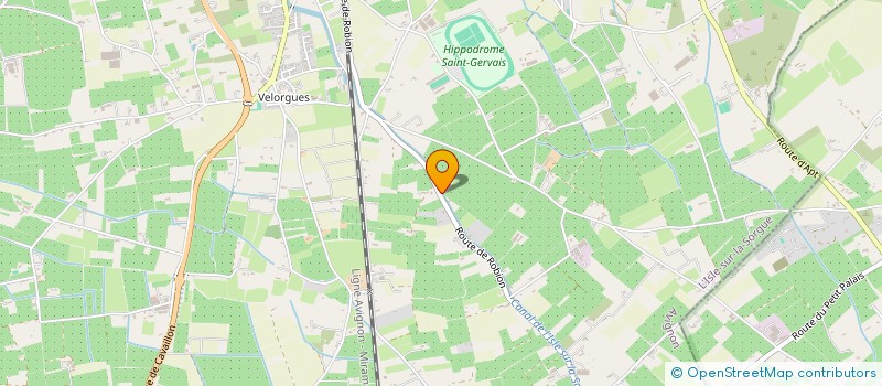 localisation de l'entreprise MADAME MORGANE CINDY SOPHIE MATHIEU  L'ISLE-SUR-LA-SORGUE