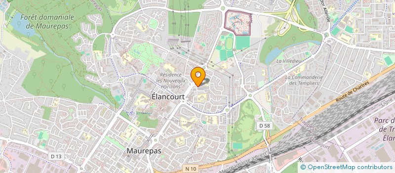 localisation de l'entreprise MADAME MORGANE CLAIRE VANNIER  ELANCOURT