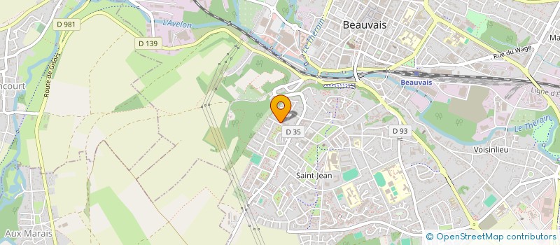 localisation de l'entreprise MADAME MORGANE CLEMENT  BEAUVAIS