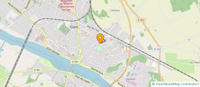 localisation de l'entreprise MADAME MORGANE COLPIN à GIEN