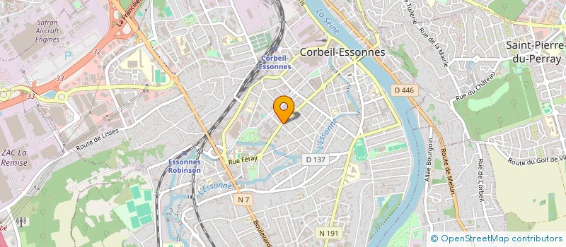 localisation de l'entreprise MADAME MORGANE COMLAN CATARIA à CORBEIL-ESSONNES