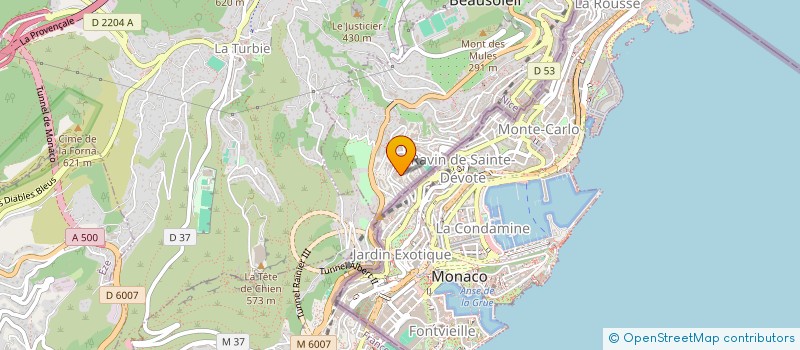 localisation de l'entreprise MADAME MORGANE CORSI  BEAUSOLEIL