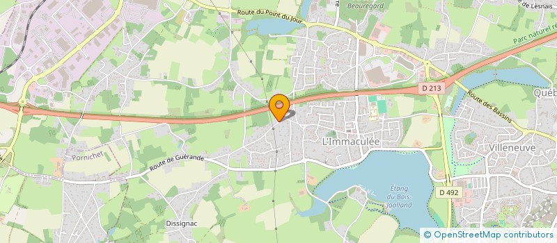 localisation de l'entreprise MADAME MORGANE CORVAISIER  SAINT-NAZAIRE