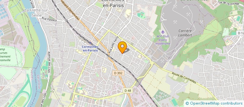 localisation de l'entreprise MADAME MORGANE COSTANTINI  CORMEILLES-EN-PARISIS