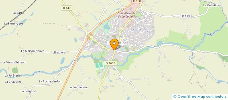 localisation de l'entreprise MADAME MORGANE COUILLAUD  TREMENTINES