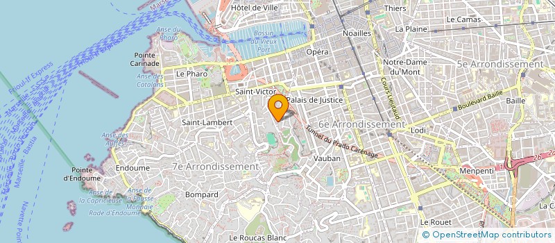 localisation de l'entreprise MADAME MORGANE COUPLAN à MARSEILLE